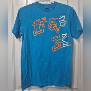 Mens Cotton Fox Racing T Shirt Size Small